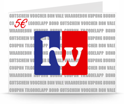 Zeige Details für 5 € Geschenkgutschein Bild von 5 € Geschenkgutschein