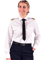Zeige Details für Damen Pilotenbluse "Ladies fit" Bild von Damen Pilotenbluse "Ladies fit"