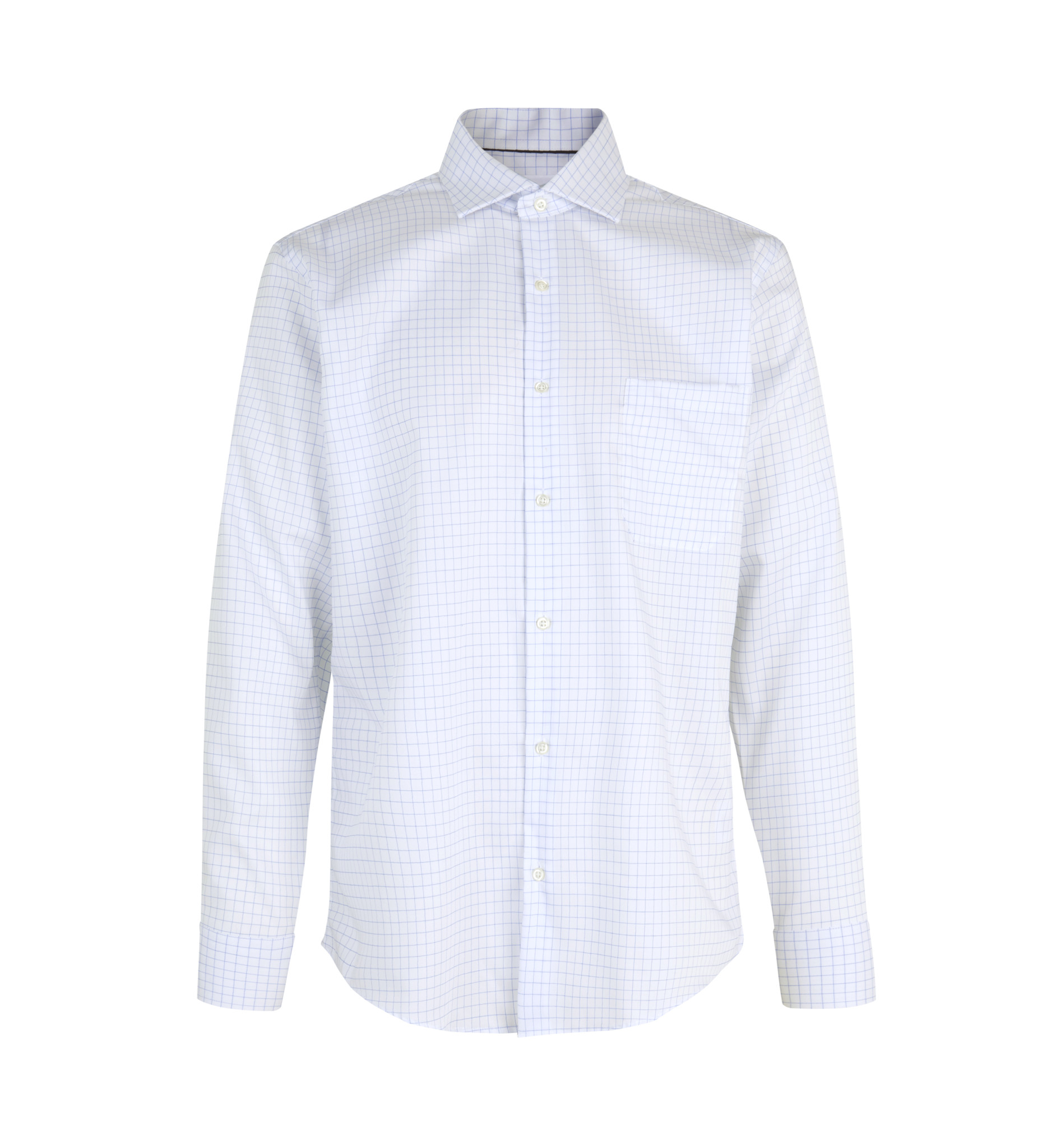 Picture of Fine twill men's shirt checked