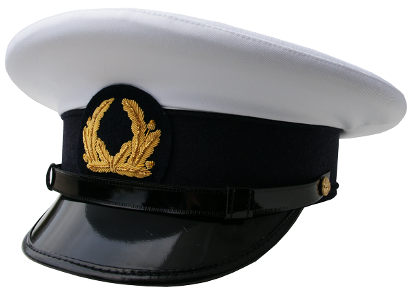 Picture of Officer’s cap with lacquer band