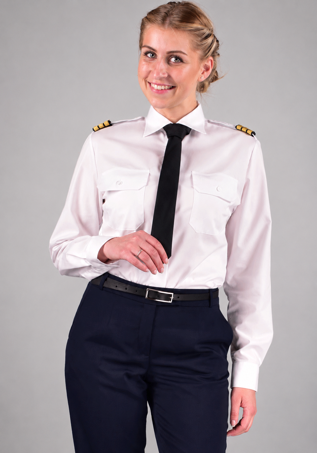 Damen Pilotenbluse "Ladies fit"