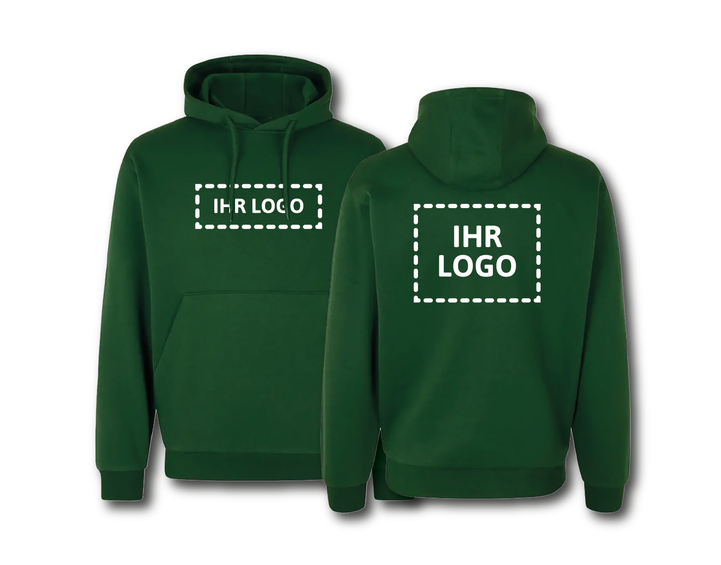 Unisex Hoodie inkl. Logo-Druck Brust & Rücken