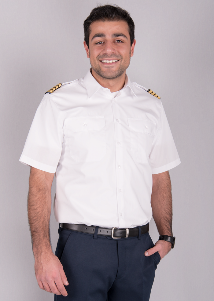 Picture of Pilot Shirt "Neck protect" shortsleeve